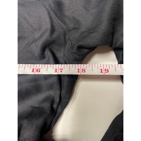 Old Navy Dark Floral Embroidered Midi Dress Sz S Baloon Sleeve Fairy Whimsical - Picture 13 of 15